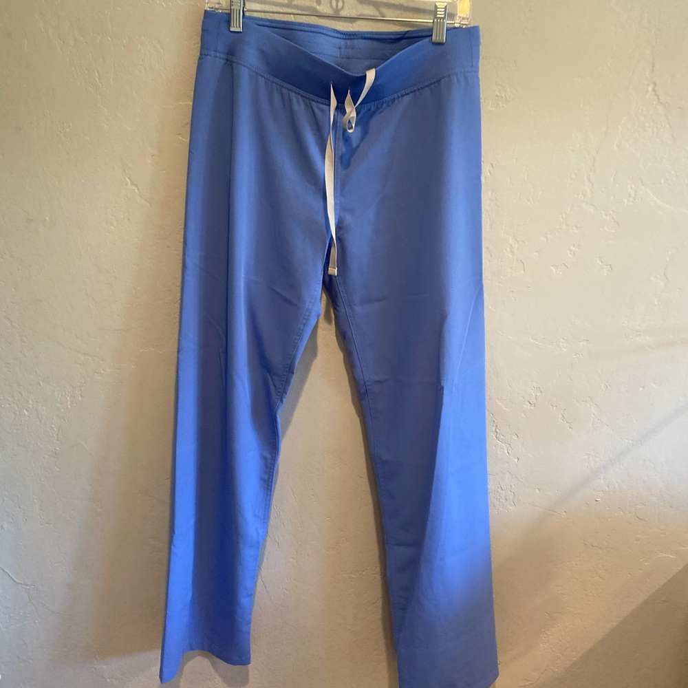 FIGS LIVINGSTON BASIC SCRUB CEIL BLUE PANTS SMALL